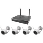 EZVIZ H3C 2K+ Wi-Fi KIT/ bullet/ 4Mpix/ 1x NVR CS-X5S-R100-8W/ 4x IP camera H3C 2K+/ HDMI/ VGA/ Wi-Fi/ LAN
