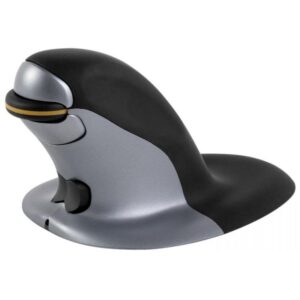 FELLOWES vertical ergonomic mouse Penguin/ wireless/ size M/ 1,200 dpi/ black-gray