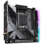 GIGABYTE B760I AORUS PRO DDR4 / Intel B760 / LGA1700 / 2x DDR4 / 2x M.2 / DP / HDMI / USB-C / WiFi / Mini-ITX