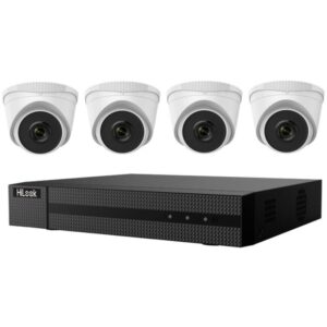 HiLook Powered by HIKVISION/ Network KIT IK-4142TH-MH/P(C)/ 2Mpx/ 4x cameras IPC-T221H 2.8mm/ 1x NVR-104MH-D/4P/ 1TB HDD