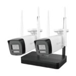 HiLook Powered by HIKVISION/ WiFi Bullet KIT IKS-2044BH-PH/W/ 4Mpx/ 2x cameras IPC-B140HA-LDF/W/ 1x NVR-DS-7104NI-S1/W