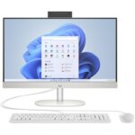 HP 24-cr0003nc/ AiO/ i5-1335U/ 16GB DDR4/ 1TB SSD/ Intel Iris/ 23.8" FHD, matte/ W11H/ kbd+mouse/ white