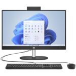 HP 24-cr0013nc/ AiO/ i5-1334U/ 16GB DDR4/ 1TB SSD/ Intel Iris Xe/ 24" FHD, matte/ W11H/ kbd+mouse/ black