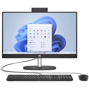 HP 24-cr0013nc/ AiO/ i5-1334U/ 16GB DDR4/ 1TB SSD/ Intel Iris Xe/ 24" FHD, matte/ W11H/ kbd+mouse/ black