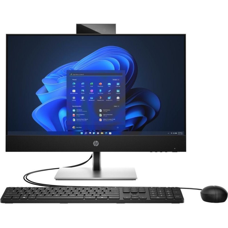HP ProOne 440 G9/ AiO/ i5-14500T/ 16GB DDR5/ 512GB SSD/ Intel UHD/ 23.8"FHD, matte/ no OS/ kbd+mouse/ black