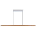 IMMAX NEO MADEIRA linear lighting, ash wood, 157cm, dimmable with sensor