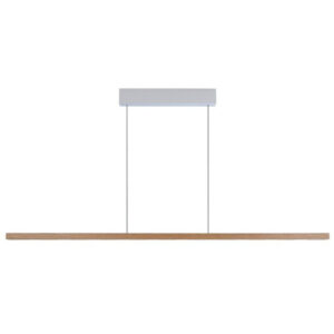 IMMAX NEO MADEIRA linear lighting, ash wood, 157cm, dimmable with sensor