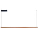 IMMAX NEO MADEIRA SMART linear lighting, oak wood, 152cm, Wi-Fi, TUYA