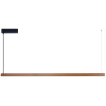 IMMAX NEO MADEIRA SMART linear lighting, oak wood, 202cm, Wi-Fi, TUYA