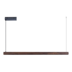 IMMAX NEO MADEIRA SMART linear lighting, walnut wood, 122cm, Wi-Fi, TUYA