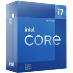 INTEL Core i7-12700F / Alder Lake / LGA1700 / max. 4.9GHz / 12C/20T / 25MB / 65W TDP / BOX incl. cooler