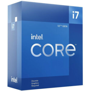 INTEL Core i7-12700F / Alder Lake / LGA1700 / max. 4.9GHz / 12C/20T / 25MB / 65W TDP / BOX incl. cooler