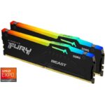 KINGSTON FURY Beast Black RGB EXPO 32GB DDR5 5600MT/s CL36 / DIMM / Kit 2x 16GB