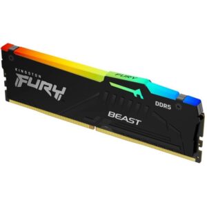 KINGSTON FURY Beast Black RGB XMP 16GB DDR5 6400MT/s / CL32 / DIMM