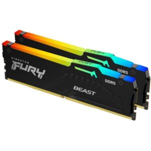 KINGSTON FURY Beast Black RGB XMP 32GB DDR5 6800MT/s / CL34 / DIMM / Kit 2x 16GB