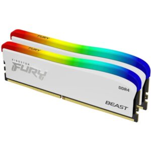 KINGSTON FURY Beast RGB 32GB DDR4 3200MT/s / CL16 / DIMM / White / Kit 2x 16GB
