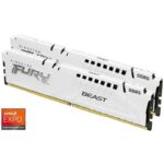 KINGSTON FURY Beast White EXPO 64GB DDR5 6400MT/s / CL32 / DIMM / Kit 2x 32GB