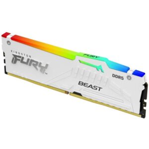 KINGSTON FURY Beast White RGB XMP 16GB DDR5 6400MT/s / CL32 / DIMM