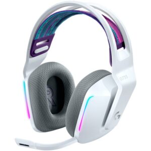 Logitech G733 LIGHTSPEED Wireless RGB Gaming Headset – WHITE – 2.4 GHz – EMEA