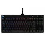 Logitech gaming keyboard G PRO RGB/ mechanical/ GX Blue/ USB/ US layout/ black