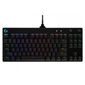 Logitech gaming keyboard G PRO RGB/ mechanical/ GX Blue/ USB/ US layout/ black