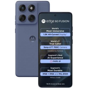 Motorola EDGE 60 Fusion - PANTONE Slipstream 6.67"/ single SIM + eSIM/ 12GB/ 256GB/ 5G/ Android 15