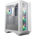 MSI case MPG GUNGNIR 110R WHITE/ without power supply/ left tempered glass/ 4x 120 mm ARGB fan/ 1x USB-C/ 2x USB 3.0/ white