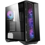 MSI case MPG GUNGNIR 111R/ without power supply/ left tempered glass/ 4x 120 mm ARGB fan/ 1x USB-C/ 2x USB3.2/ black