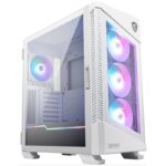 MSI case MPG VELOX 100R WHITE/ without power supply/ left tempered glass/ 4x ARGB 120 mm fan/ 1x USB3.1 Type-C/ 2x USB3.0/ white