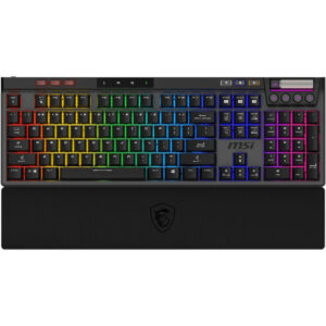 MSI gaming keyboard STRIKE PRO Wireless Silent/ wireless 2.4GHz+BT/ mechanical/ RGB/ USB/ pad/ CZ+SK layout