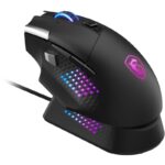 MSI gaming mouse VERSA PRO Wireless + Mouse Dock PRO/ wireless/ 26,000 dpi/ 2.4GHz/ BT5.3/ USB/ RGB/ 15 buttons