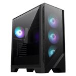 MSI MAG FORGE 320R AIRFLOW case/ without power supply/ left tempered glass/ 4x 120 mm A-RGB fan/ 2x USB3.2/ black