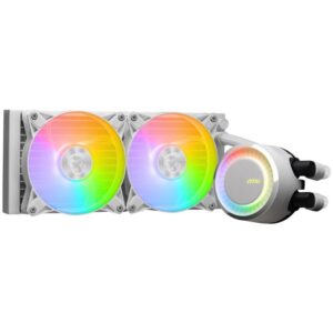 MSI water cooler CPU MAG CORELIQUID E240 WHITE/ 2x 120mm ARGB fan/ support LGA1700/ white