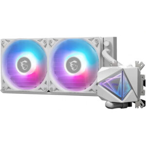 MSI water cooler CPU MAG CORELIQUID I240 WHITE/ 2x 120mm ARGB fan / white