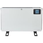 NEDIS convection heater/ thermostat/ 3 settings/ display/ timer/ remote control including CR2032 battery/ power 2000 W/ metal/ w