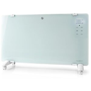 NEDIS convection heater/ thermostat/ consumption 2000 W/ 2 temperature settings/ remote control/ IP24/ white