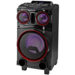 NEDIS party speaker/ 120 W power/ Bluetooth/ 6.5 hour battery playback time/ handle/ party lighting/ equalizer