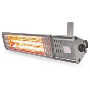 NEDIS patio heater/ consumption 2000 W/ 9 temperature settings/ IP65/ wall-mounted/ aluminum