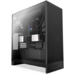 NZXT case H7 Flow edition / ATX / 3x 120 mm fan / USB-C / 2x USB / glass side panel / mesh panel / black