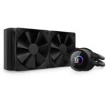 NZXT water cooler Kraken 240 / 2x120mm fan / 4-pin PWM / LCD disp. / 6 years