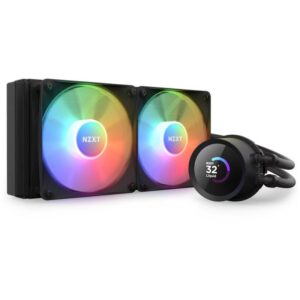 NZXT water cooler Kraken 240 RGB / 2x120mm fan / 4-pin PWM / LCD disp. / 6 years