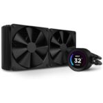 NZXT water cooler Kraken 280 ELITE / 2x140mm fan / 4-pin PWM / LCD disp. / 6 years