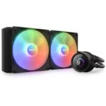 NZXT water cooler Kraken 280 RGB / 2x140mm fan / 4-pin PWM / LCD disp. / 6 years