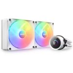 NZXT water cooler Kraken 280 RGB / 2x140mm fan / 4-pin PWM / LCD disp. / 6 years / white