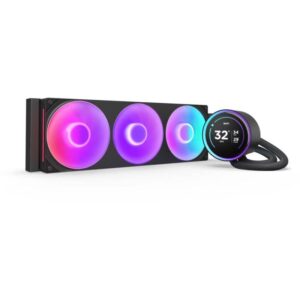 NZXT water cooler Kraken 360 ELITE RGB / 3x120mm RGB fan / 4-pin PWM / LCD disp. / 6 years