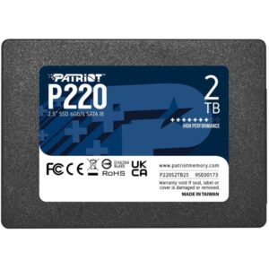 PATRIOT P220 2TB SSD / Internal / 2.5" / SATA 6Gb/s /