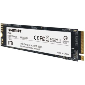 PATRIOT P300 1TB SSD / Internal / M.2 PCIe Gen3 x4 NVMe 1.3 / 2280