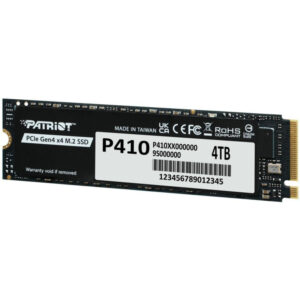 PATRIOT P410 4TB SSD / Internal / M.2 PCIe Gen4 x4 NVMe / 2280