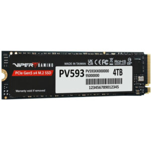 PATRIOT VIPER PV593 4TB SSD / Internal / M.2 NVMe PCIe Gen5 x4 / 2280 /