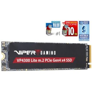 PATRIOT VIPER VP4300 Lite 2TB SSD / Internal / M.2 PCIe Gen4 x4 NVMe / 2280 / DRAMLESS